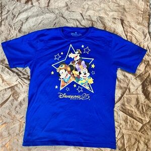Disneyland paris 25th anniversary t-shirt adult size LARGE Mickey Minnie Mouse G